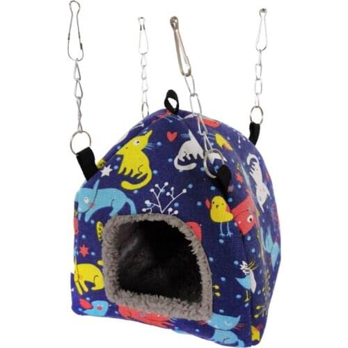 Winter Warm Bird Nest House Hanging Hammock Bed Toy for Pet Parrot Budgie Cockatiel Conure Lovebird