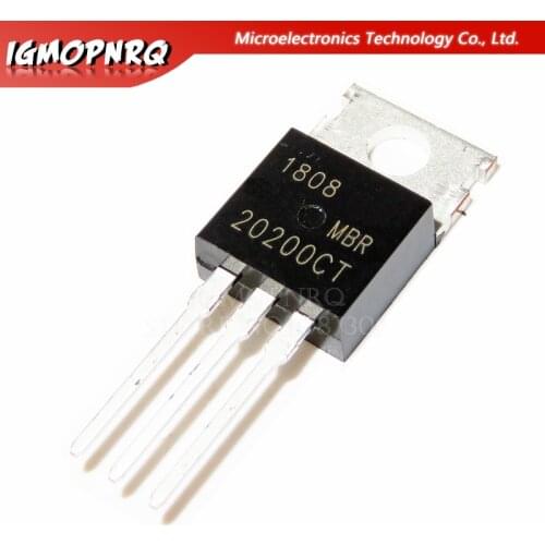 10pcs MBR20200CT MBR20200 MBR20200C Schottky & Rectifiers 20 Amp 200 Volt Dual TO-220 new original