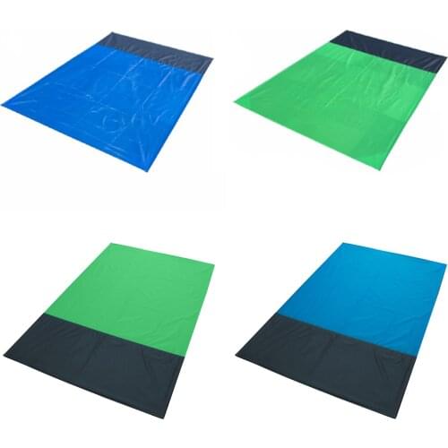 1x1.4m Waterproof Pocket Beach Blanket Folding Camping Mat Mattress Portable Lightweight Mat Outdoor Picnic Mat Sand Beach Mat