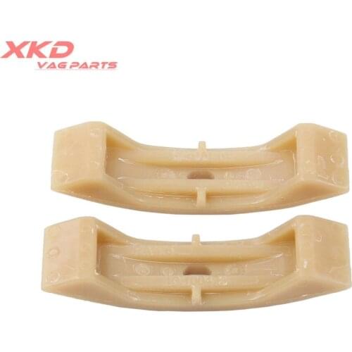 2Pcs Cam Timing Chain Tensioner Shoe Pad For V-W Je-tta Golf G-TI Passat A-udi A3 Q3 TT 1.8T 2.8