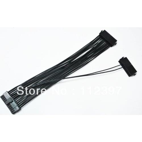 24-Pin Dual PSU Adapter Power Supply Motherboard Adapter Cable