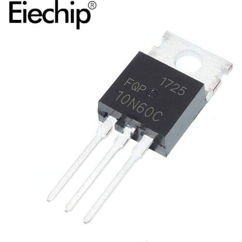 5PCS FQP10N60C 10N60C TO-220 10N60 MOSFET transistor 600V 9.5A new original ic