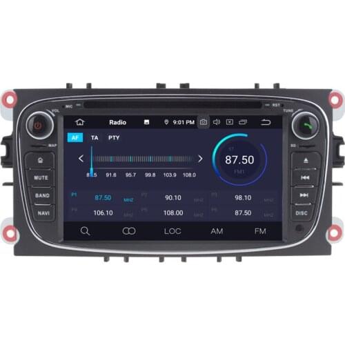 7" Android 10.0 OS Car DVD Multimedia GPS Radio System Player for Ford Mondeo 2007-2013 & Focus 2007-2011 & S-Max 2008-2011