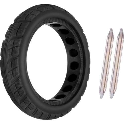 8 1/2*2 Solid Hole Tire Shock Absorbing Non-Pneumatic Explosion-proof Rubber Tyre For 8.5 Inch Xiaomi M365/Pro Electric Scooter
