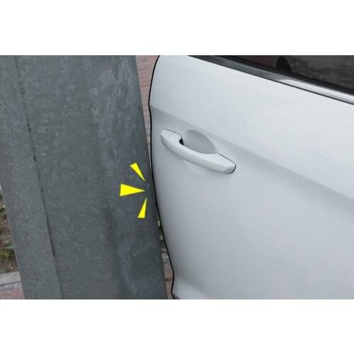 Crash Barries Rear Trunk Sound Off Mute Door Moulding Trims Car Styling For Toyota Land Cruiser 200 LC200 Accessories