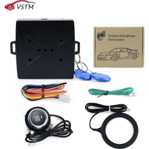 Newest Car Alarm Remote Control Car Keyless Entry Engine Start Alarm System Push Button Remote Starter Stop Auto