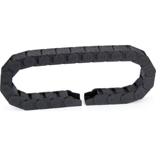 1 meter 25*38/25*50/25*57/25*77 Light Towline Full-Closed Drag Chain with End Connectors for CNC Router Machine Tools