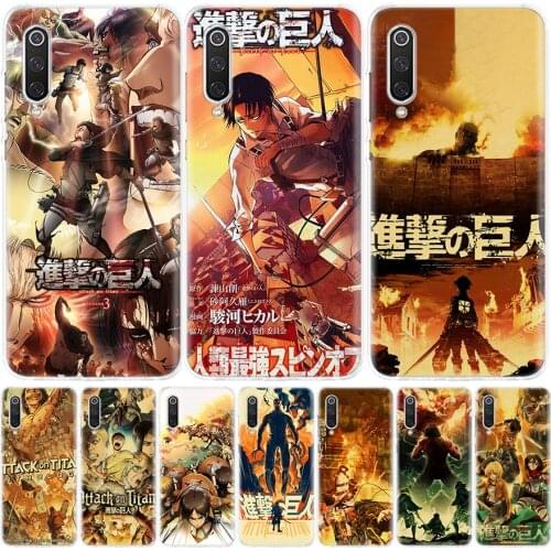 Attack On Titan Phone Case for Xiaomi Redmi Note 10 9 9S 8T 8 7 8A 7 7A 6 6A 9A 9C S2 K20 K30 Pro Fashion Cover Coque