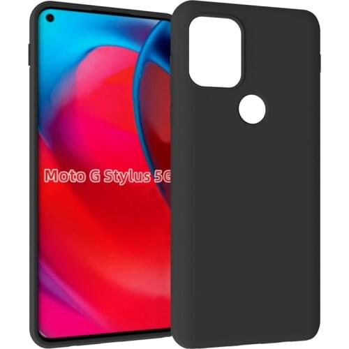Black matte Non-Slip Skid-proof Soft TPU Silicone Case Cover For Motorola Moto G Stylus 5G Cases