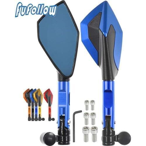 For Suzuki For Honda For Yamaha For Kawasaki 125 250 350 450 500 530 250R/X Motorcycle Rearview Mirror Sport Bike Side Mirrors