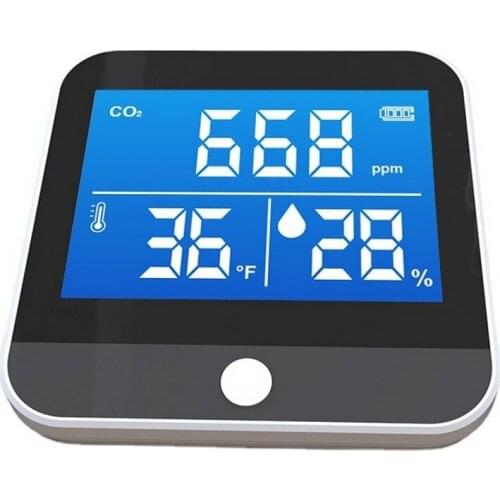 DM306C Portable CO2 Meter Temperature and Humidity Monitor Indoor High-efficiency Air Quality Analyzer Infrared NDIR Detector