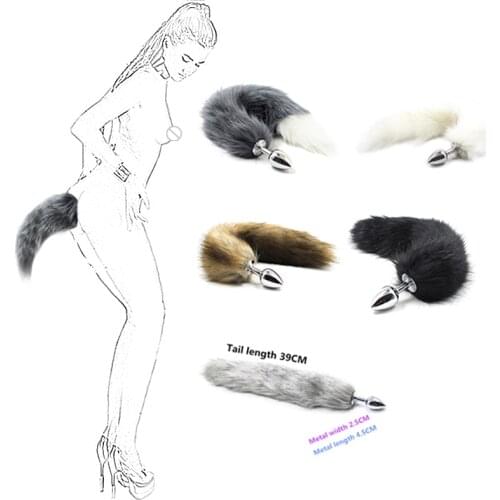 Erotic Fox Anal Plug Butt Sex Toys for Women Men Silicone Prostate Massager Mini Erotic Bullet Vibrator Toys Adult Gay Products