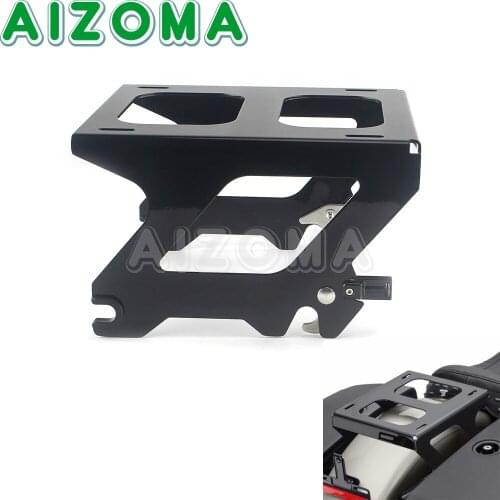 HoldFast Detachable Solo Tour Pack Pak Luggage Rack For Harley Deluxe FLDE Heritage Classic FLHC Slim FLSL Street Bob FXBB 18-21