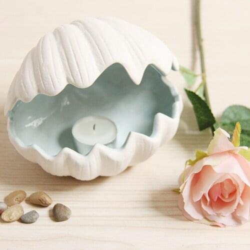 Home Decor Eoupean Ceramic Vase Figutines Delicate Candle Holder Decorative Fruit Candy Jar Storage Organizer Creative Gift