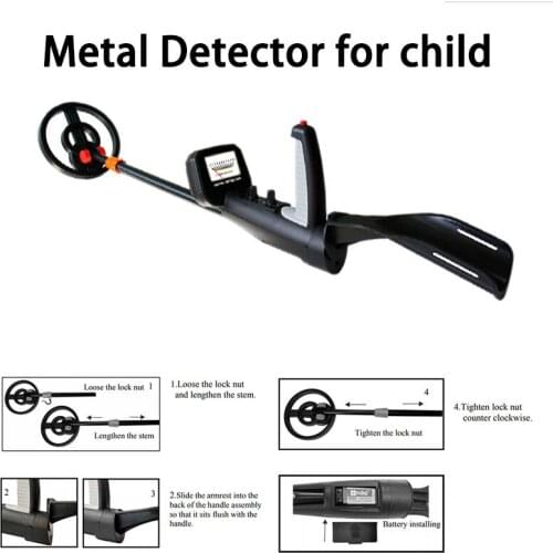 TX 410 Metal Detector Pinpointer Gold Detectors Treasure Hunter Tracker Seeker Metal Finder for beginner Outdoor metal detection