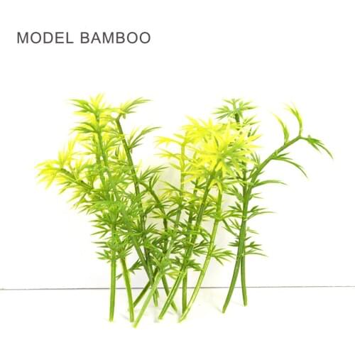 8cm green bamboo model for model trains layout ARCHITECTURAL MODEL MAKING Miniature scale model bamboo