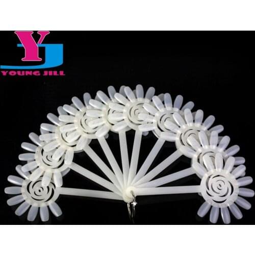 Fashion 120 Tips Nail Display Chart Practice Wheel Nail Art Design Acrylic Polish Board Natural Gel Color Tools Beauty Supplier