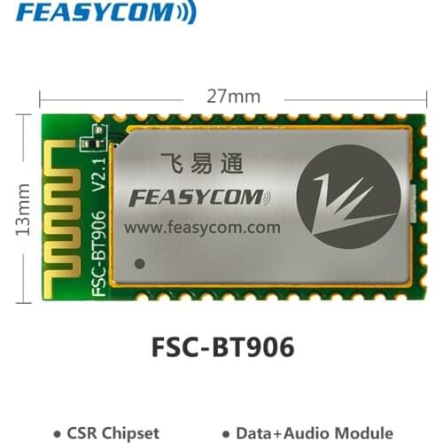 FEASYCOM BLE 4.2 Dual Mode Module CSR8811 Bluetooth Audio Module A2DP Audio for Headset, Speaker