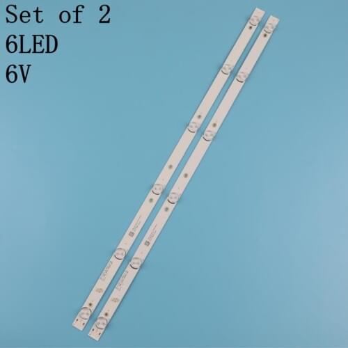 New 2 PCS 6LED LED backlight strip for 32inch JL.D32061330-081AS-M FZD-03 E348124 MS-L1343 L2202 L1074 V2 2-6-3030-300MA-36V