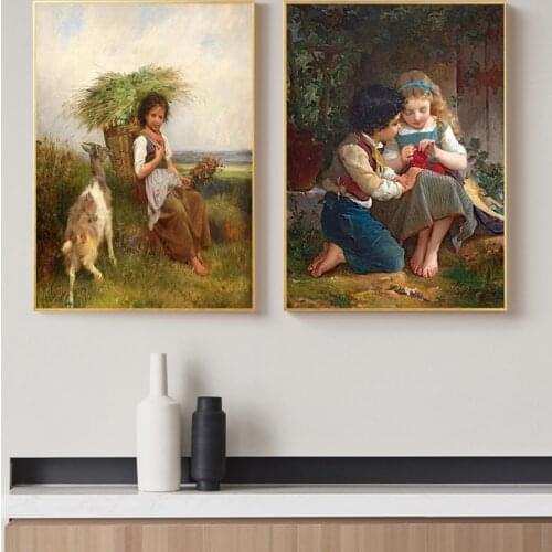 Modern Nordic Posters and Prints Oil Canvas Painting on The Wall Art Picture for Living Room Decorated By Cuadros Home Decor