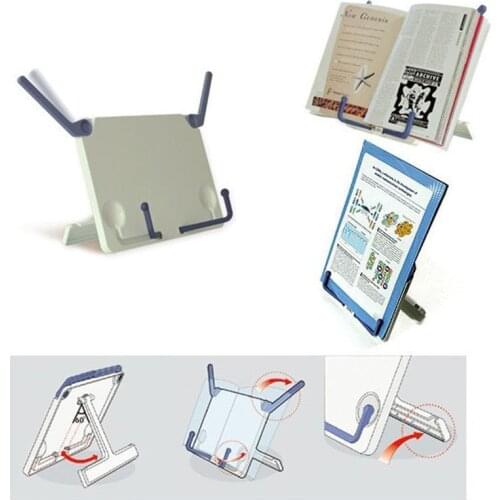 Music Sheet Stand Book Reading Stands Foldable Adjustable Holder for Reading Cook Book UY8