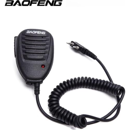 Original Baofeng Radio Speaker Mic Microphone PTT for Portable Two Way Radio Walkie Talkie UV-5R UV-5RE UV-5RA Plus UV-6R