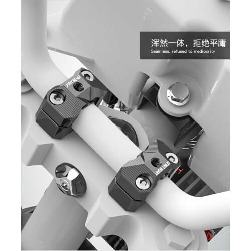 Universal 22mm/28mm Handlebar Diameter Motorcycle Modified Parts Off-road Faucet Handlebar Heighten device