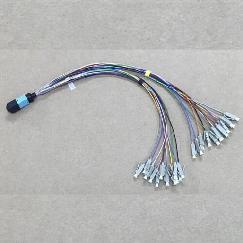 MPO(M) to 24LC Low Loss 10G OM4 Low Loss Harness Fiber Optic Patchcord Optical Cable Jumpers Pigtail