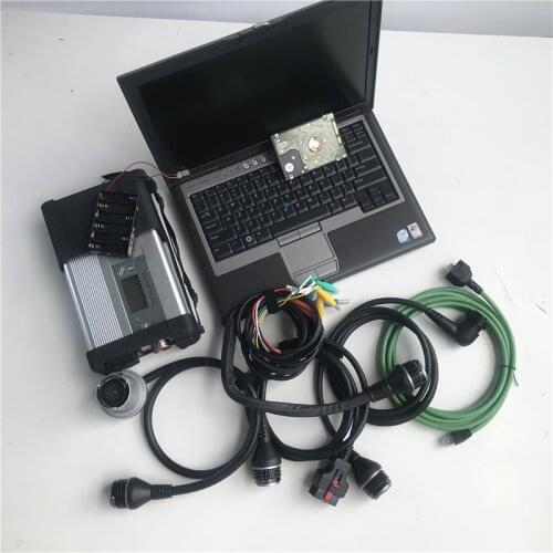 High Quality MB Star C5 SD Connect C5 D.AS DTS V2020.12 Star Diagnosis Software HDD 320G with D630 laptop 4g ram Diagnostic PC