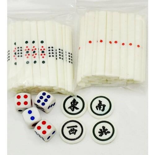 Japanese Mahjong Poker Chips 88PCS Plastic Chips Poker Wholesale Game For Club/Party/Family