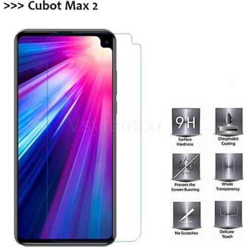 For Cubot Max 2 6.8" Tempered Glass 9H High Quality Protective Film Explosion-proof Screen Protector For Cubot Max 2