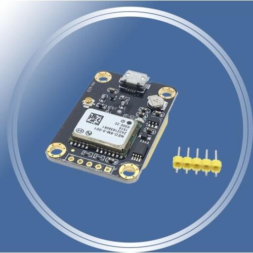 1PCS NEO-6M GPS Module 3.3V-5V NEO6MV2 With Flight Control EEPROM MWC APM2.5 Large Antenna For 51 Arduino STM32