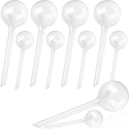 10 Pcs Clear Plant Watering Bulbs,Plastic Automatic Watering System for Plants,Garden Water Device for Plant