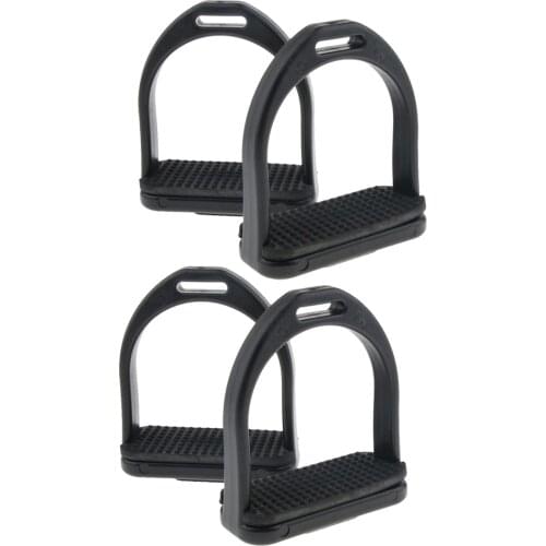 2 Pair Men Women Kid Western Stirrups Horse Riding Equestrian Sport Rubber Treads