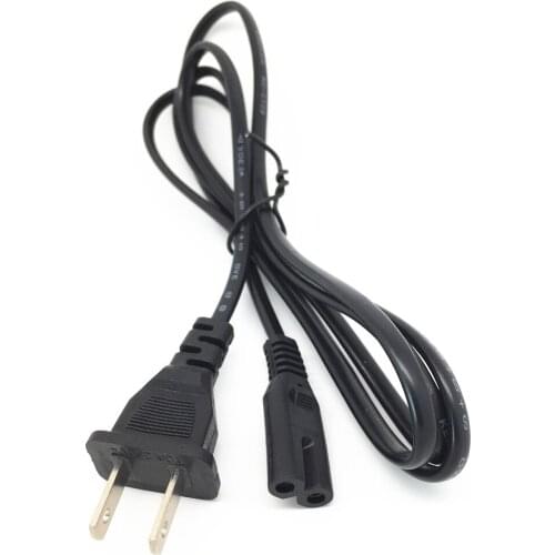 US /EU Plug 2-Prong AC Power Cord Cable Lead FOR JVC Digital Camcorder Battery Charger AC Adapter
