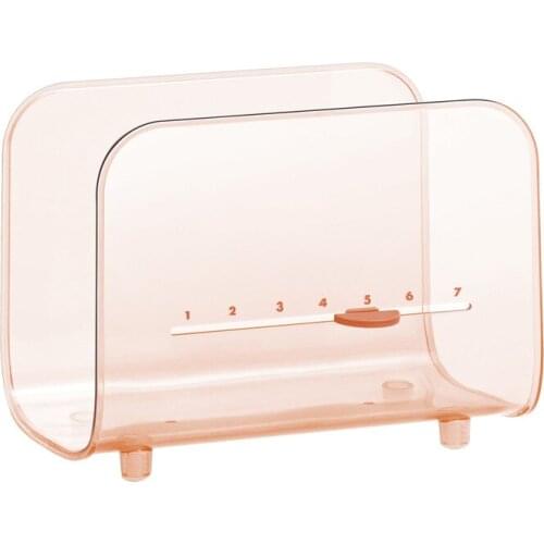 30 pieces of large-capacity non-slip transparent mask box, creative time scale mask storage box