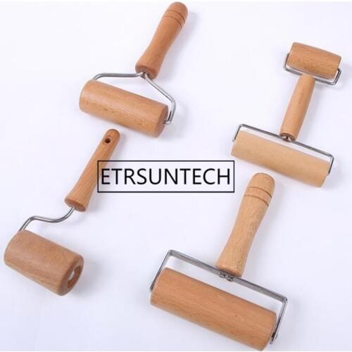 50pcs Wooden Non-stick Glide Rolling Pin Fondant Cake Dough Roller Decorating Cake Pizza Roller Baking Cooking Tool
