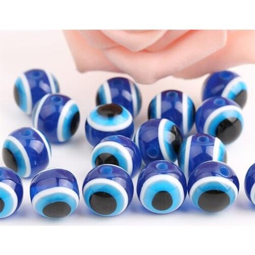 8/10mm DIY Jewelry Accessories Animal Eye Bracelet Beaded Material Resin Resin Spacer Beads for DIY Bracelet Beads for Jewelry