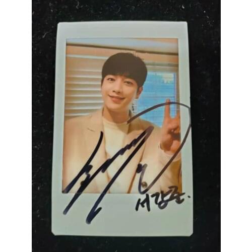 Hand signed Seo Kang Joon autographed polaroid autographs 3 inches K-POP 032021
