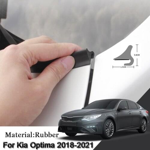 DIY Car Seal Strip Windshied Spoiler Filler Protect Edge Weatherstrip Strips Sticker Auto Accessories For Kia Optima 2018-2021