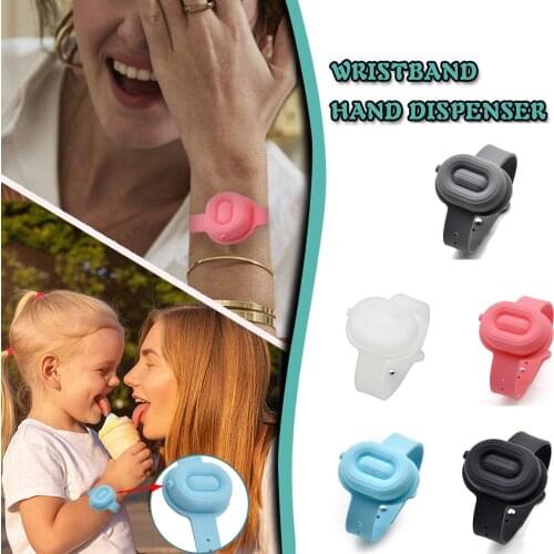 30# Adult Kid Liquid Wristband Hand Dispenser Handwash Gel Sanitizing Hand Washing Alcohol Dispensed Bracelet Wristband Outdoor