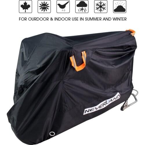 210D High Quality Waterproof Outdoor Motorcycle Moto Cover Electric Bicycle Covers Motor Rain Coat Dust Suitable for All Motors