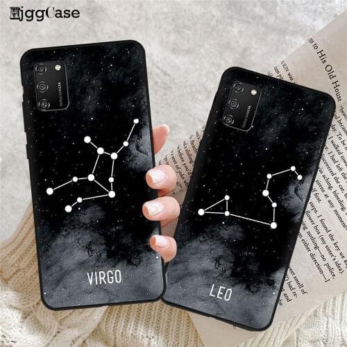 Twelve constellations Black Phone Case For Samsung S21 S8 S9 S10 S20 Plus Ultra S20FE A10 A20 A30 A40 A50 A70 A750 A9 Cover