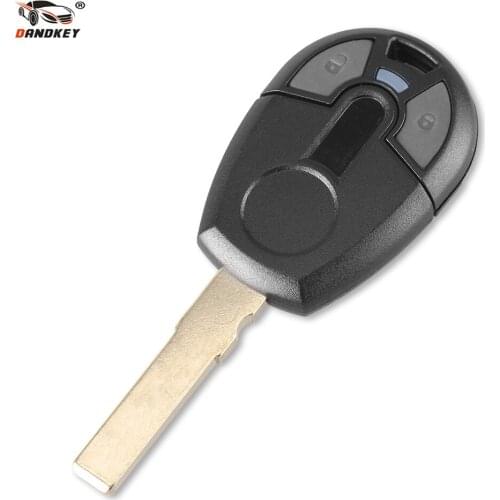 Dandkey Replacement Remote Control Key Shell For Fiat 500 Panda Punto Bravo 2 Button Key Cover Car Alarm Fob SIP22 blade