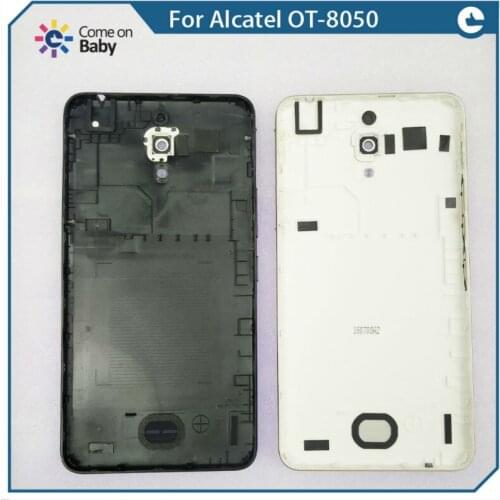 For Alcatel One Touch Pixi 4 OT-8050D OT8050 8050D 8050 good quality back cover Battery Cover backcover Back Housing Door
