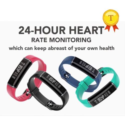 2018 newest IP67 Waterproof Heart Rate Monitor Smart Band Sleep Fitness Tracker Smart Bracelet Activity Tracker for iPhone 7