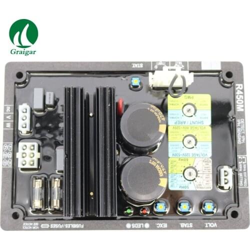 Generator AVR Voltage Regulator R450M Automatic Voltage Regulators 50-60Hz 190-264V AC single-phase