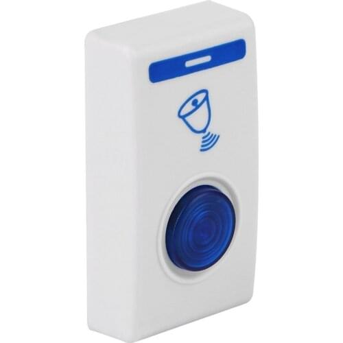 Hot 504D LED Wireless Chime Door Bell Doorbell & Wireles Remote control 32 Tune Songs White Home Security Use Smart Door Bell
