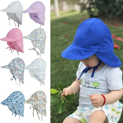 Emmababy Baby Boys Girls Summer Casual Adjustable Sun Hat 6M-5Y Toddler Kids Children Fashion Solid Printed Hats Caps 2021 New