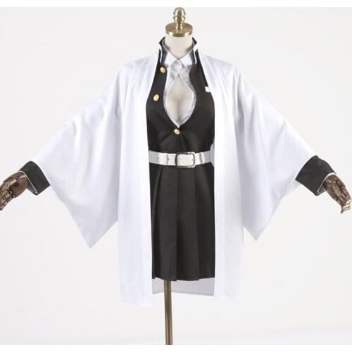 Demon Slayer: Kimetsu No Yaiba Kanroji Mitsuri Cosplay Costume Dress Stock Cosplay Costume